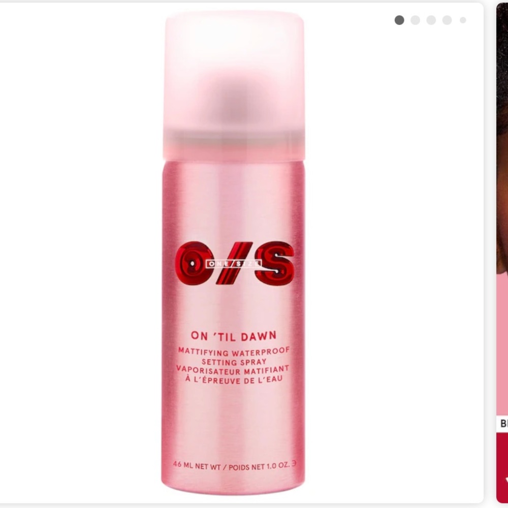 ONE/SIZE, Mini On 'Til Dawn Mattifying Waterproof Setting Spray, NWT.